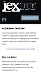 Mobile Screenshot of dev.lex100.com